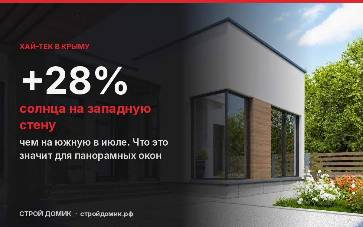 Дом в стиле хай-тек в Крыму: как он переносит жару и море