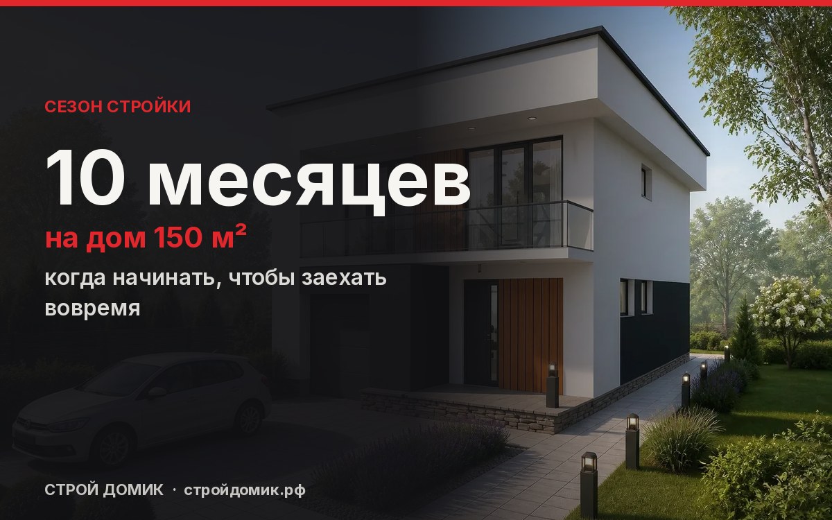 Когда начинать строить дом в Крыму: сезон и 10 месяцев на 150 м²