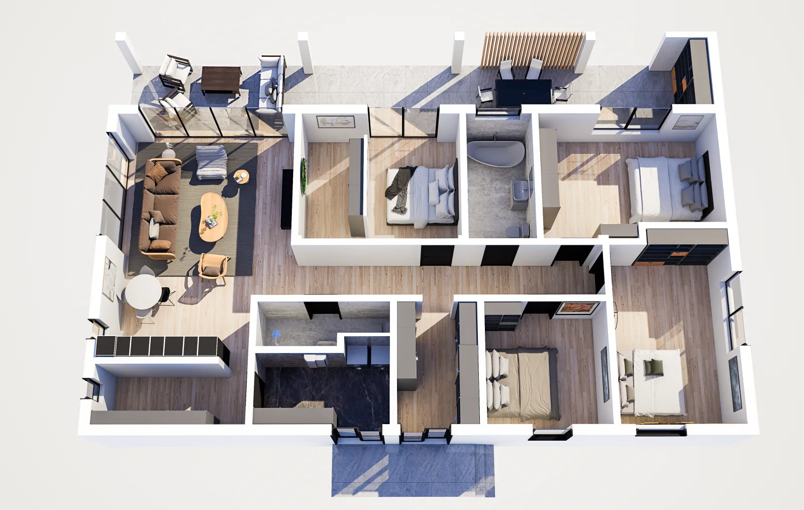 Дом «Мэрит» — вид 3